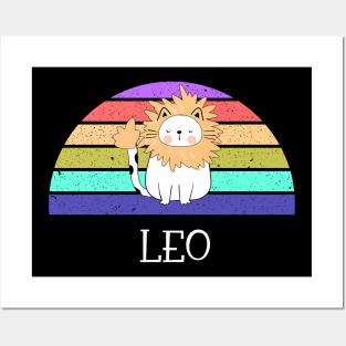 Cat Horoscope LEO Posters and Art